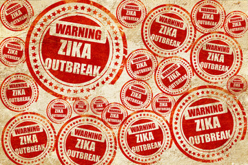 Obraz premium Zika virus concept background, red stamp on a grunge paper textu