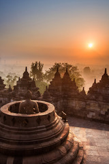 Borobudur Temple, Yogyakarta, Java, Indonesia.
