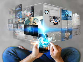 Social media concept.