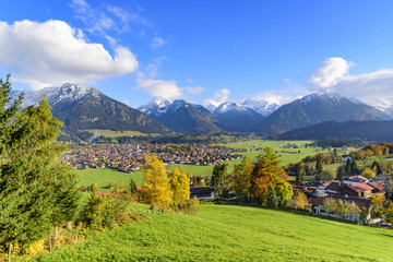Oberstdorf im Allgäu im Herbst