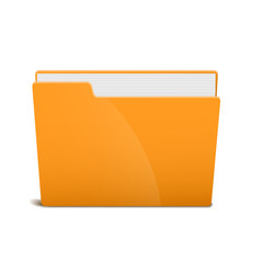 Yellow file folder