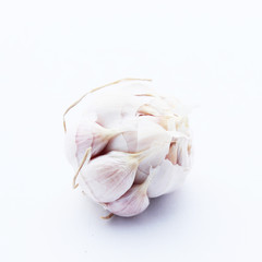 Garlic isolated on white background
