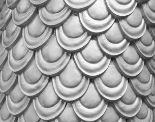 dragon scales black and white