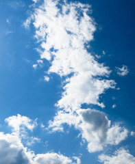 Fototapeta premium Blue sky and clouds