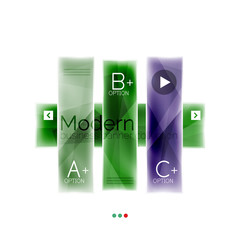 Colorful stripes glass geometric infographics. Business template