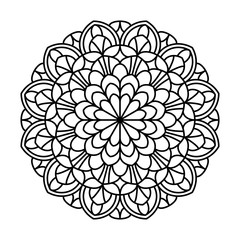 Coloring Book Mandala.