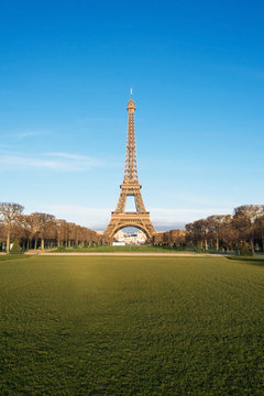Eiffel Tower from Champs de Mars, Paris
