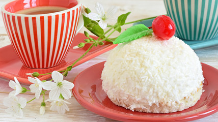 cake with coconut
