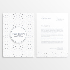 clean minimal letterhead template