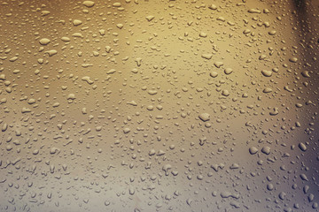 Raindrops on the window