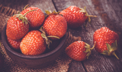 Strawberry in a Bowl