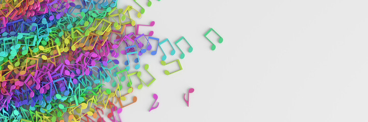 Musical notes background