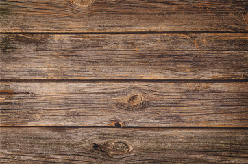 Old wood texture with natural patterns. Top view of a vintage floor or table for background or theme.