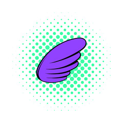 Wing icon, pop-art style