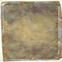 Grunge sepia paper frame or background