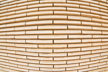 in oman the old wall near     house and block building abstract