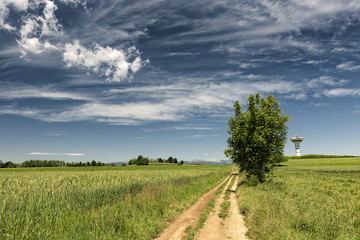 Country landscape in Brianza (Italy)