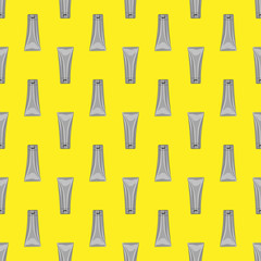 Pattern with cosmetics