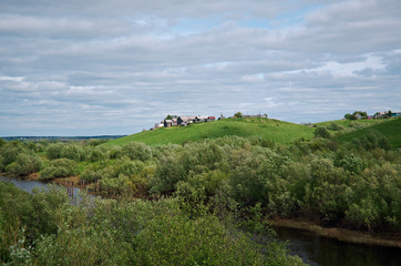 North Russian village.