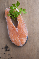 Salmon raw