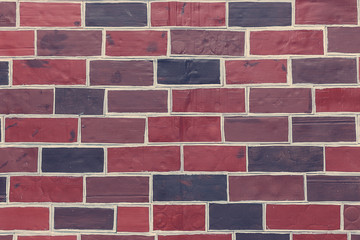 brick wall from paper  recycled