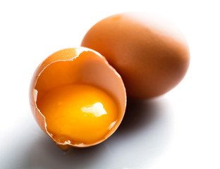 brown chicken eggs