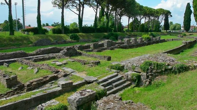 Archaeological site of Aquileia, Friuli, Italy