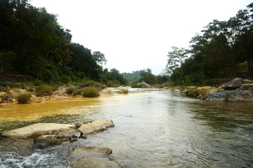 River delta in Nha Trang, Vietnam