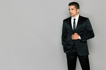 businessman in a suit and tie