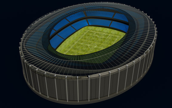 illustration of a football stadium