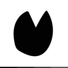 Animal footprint icon Illustration design