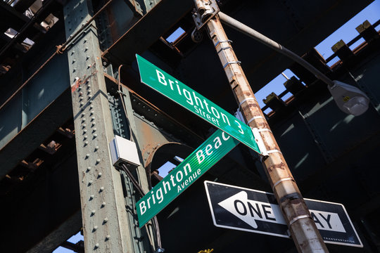 Street Signs For Brighton Beach Avenue