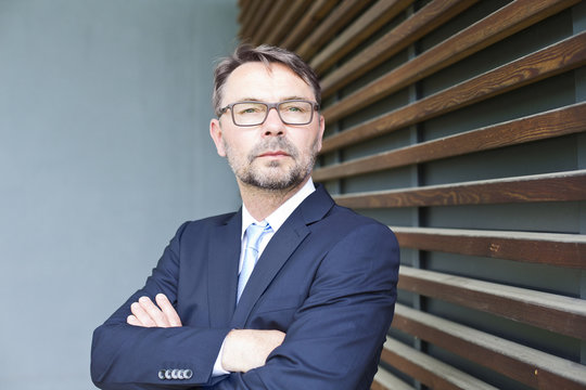 Portrait of confident businessman