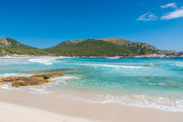 Cala Agulla on Mallorca, Spain
