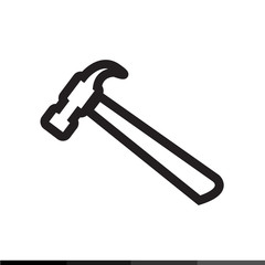 hammer icon Illustration design