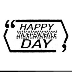 Happy Independence day illustration design