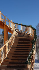 Hardwood stairway to heaven.