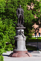 Fototapeta premium Monument to Alexander II king in Moscow, Russia