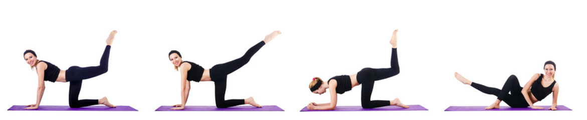 Concept of healthy lifestyle in set