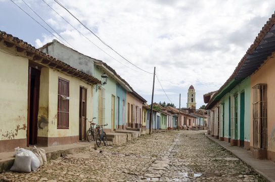 Colourful street in Trinidad, Cuba