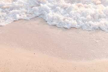 Movement of calm sea wave