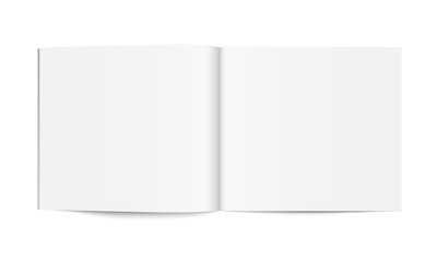 White Empty Brochure