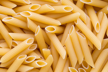 Italian macaroni pasta full background.