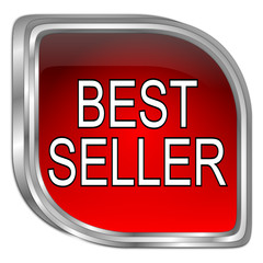 Bestseller button - 3D illustration