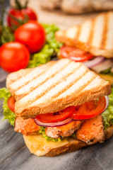 Grilled chicken sandwich