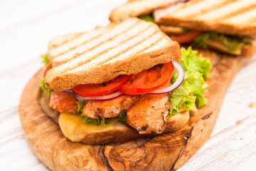 Grilled chicken sandwich