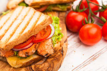 Grilled chicken sandwich