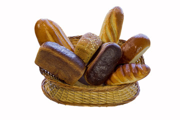 Composition with bread and rolls