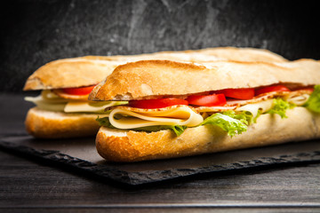 Panini grilled sandwich