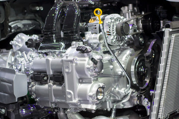 The car engine, engine compartmen, Car Engine background